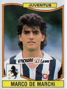 Sticker Marco De Marchi - Calciatori 1990-1991 n. 169 - Panini