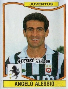Sticker Angelo Alessio - Calciatori 1990-1991 n. 170 - Panini