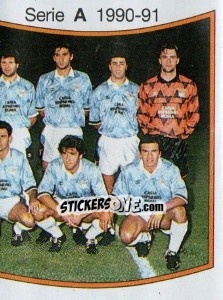 Figurina Squadra - Calciatori 1990-1991 - Panini