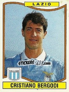 Sticker Cristiano Bergodi - Calciatori 1990-1991 - Panini