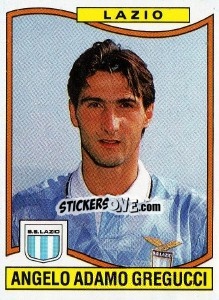 Sticker Angelo Adamo Gregucci - Calciatori 1990-1991 - Panini