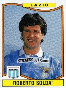 Cromo Roberto Solda' - Calciatori 1990-1991 - Panini