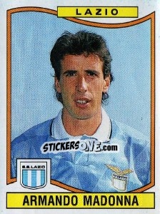 Sticker Armando Madonna - Calciatori 1990-1991 n. 181 - Panini