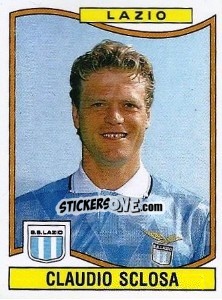 Sticker Claudio Sclosa - Calciatori 1990-1991 n. 182 - Panini