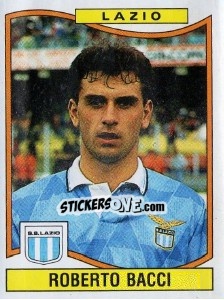 Figurina Roberto Bacci - Calciatori 1990-1991 - Panini