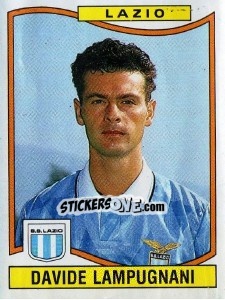 Cromo Davide Lampugnani - Calciatori 1990-1991 - Panini