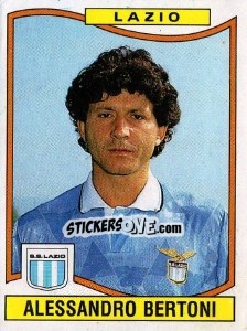 Figurina Alessandro Bertoni - Calciatori 1990-1991 - Panini