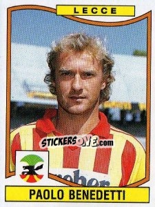 Cromo Paolo Benedetti - Calciatori 1990-1991 - Panini