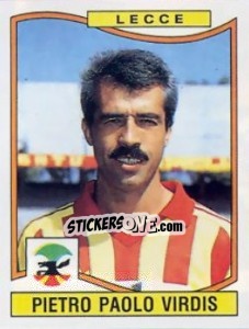 Sticker Pietro Paolo Virdis - Calciatori 1990-1991 n. 204 - Panini