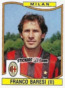 Sticker Franco Baresi - Calciatori 1990-1991 - Panini