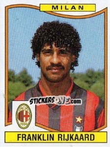 Sticker Franklin Rijkaard - Calciatori 1990-1991 - Panini