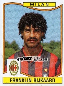 Figurina Franklin Rijkaard - Calciatori 1990-1991 - Panini