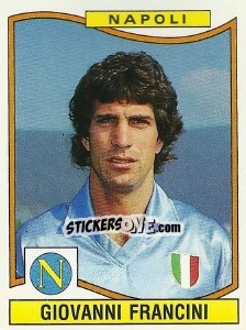Cromo Giovanni Francini - Calciatori 1990-1991 - Panini