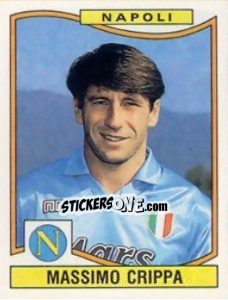 Sticker Massimo Crippa - Calciatori 1990-1991 n. 235 - Panini