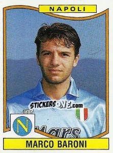 Figurina Marco Baroni - Calciatori 1990-1991 - Panini