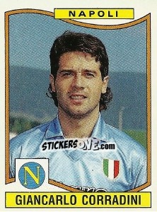 Sticker Giancarlo Corradini - Calciatori 1990-1991 n. 238 - Panini