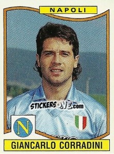 Figurina Giancarlo Corradini - Calciatori 1990-1991 - Panini