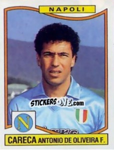 Figurina Careca Antonio De Oliveira F. - Calciatori 1990-1991 - Panini