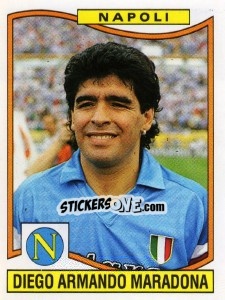 Sticker Diego Armando Maradona - Calciatori 1990-1991 n. 241 - Panini