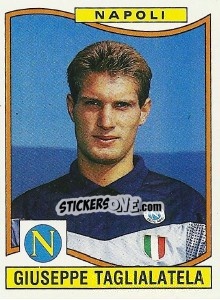 Sticker Giuseppe Taglialatela - Calciatori 1990-1991 n. 243 - Panini