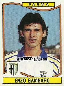 Sticker Enzo Gambaro - Calciatori 1990-1991 n. 253 - Panini