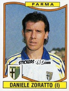 Sticker Daniele Zoratto - Calciatori 1990-1991 n. 258 - Panini