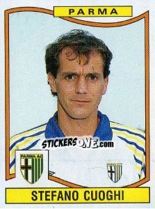 Sticker Stefano Cuoghi - Calciatori 1990-1991 n. 260 - Panini