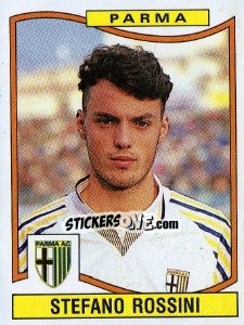 Sticker Stefano Rossini - Calciatori 1990-1991 n. 263 - Panini