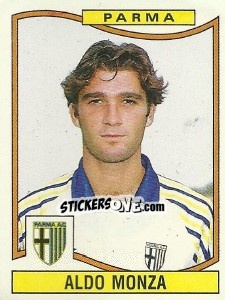 Sticker Aldo Monza - Calciatori 1990-1991 - Panini
