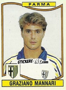 Figurina Graziano Mannari - Calciatori 1990-1991 - Panini