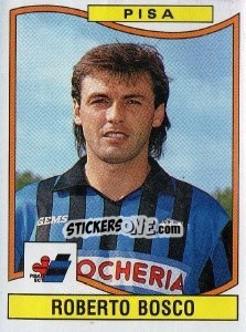 Figurina Roberto Bosco - Calciatori 1990-1991 - Panini