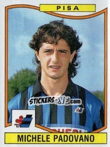 Sticker Michele Padovano - Calciatori 1990-1991 - Panini