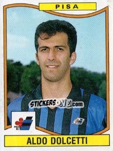 Sticker Aldo Dolcetti - Calciatori 1990-1991 n. 279 - Panini