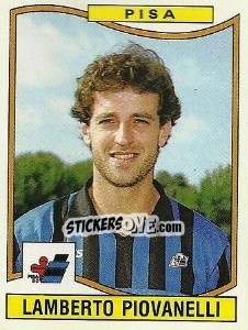 Sticker Lamberto Piovanelli - Calciatori 1990-1991 n. 280 - Panini