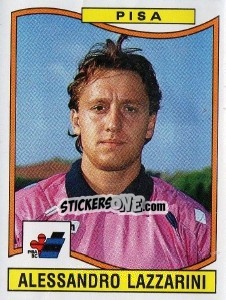Sticker Alessandro Lazzarini - Calciatori 1990-1991 n. 281 - Panini