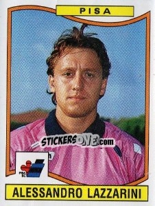 Figurina Alessandro Lazzarini - Calciatori 1990-1991 - Panini