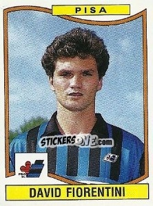 Sticker David Fiorentini - Calciatori 1990-1991 n. 284 - Panini