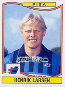 Sticker Henrik Larsen - Calciatori 1990-1991 n. 285 - Panini