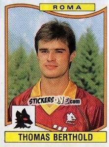 Sticker Thomas Berthold - Calciatori 1990-1991 n. 290 - Panini