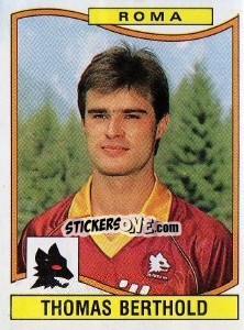 Sticker Thomas Berthold - Calciatori 1990-1991 - Panini