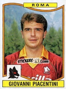 Sticker Giovanni Piacentini - Calciatori 1990-1991 - Panini