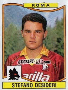 Sticker Stefano Desideri - Calciatori 1990-1991 n. 295 - Panini