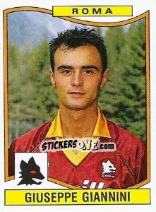 Sticker Giuseppe Giannini - Calciatori 1990-1991 n. 298 - Panini