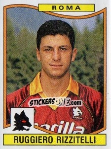 Sticker Ruggiero Rizzitelli - Calciatori 1990-1991 n. 299 - Panini