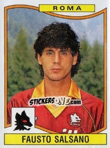 Sticker Fausto Salsano - Calciatori 1990-1991 n. 303 - Panini