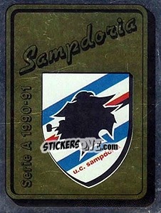 Sticker Scudetto - Calciatori 1990-1991 n. 305 - Panini