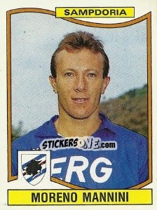 Sticker Moreno Mannini - Calciatori 1990-1991 - Panini