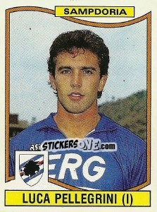 Sticker Luca Pellegrini - Calciatori 1990-1991 n. 313 - Panini