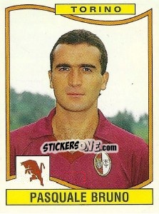 Sticker Pasquale Bruno - Calciatori 1990-1991 n. 328 - Panini