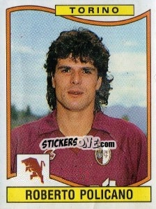 Sticker Roberto Policano - Calciatori 1990-1991 - Panini